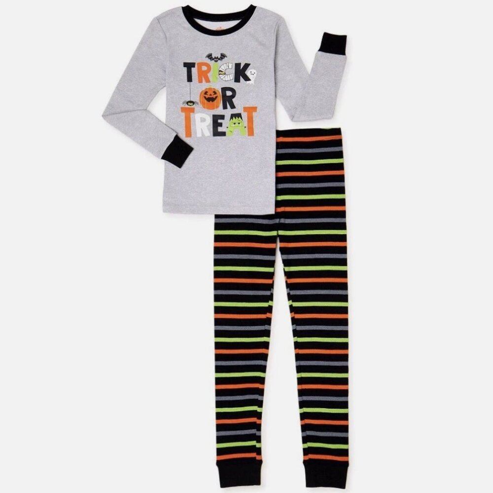Way to Celebrate Kids Halloween Trick or Treat Pajamas Set